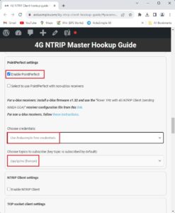 How to use PointPerfect with u-blox receivers3