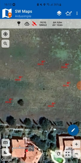 instruction manual create precise 3D map with GCP and drone on WebODM