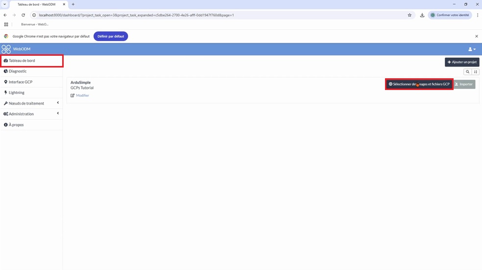 instruction manual create precise 3D map with GCP and drone on WebODM