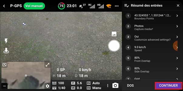 instruction manual create precise 3D map with GCP and drone on WebODM