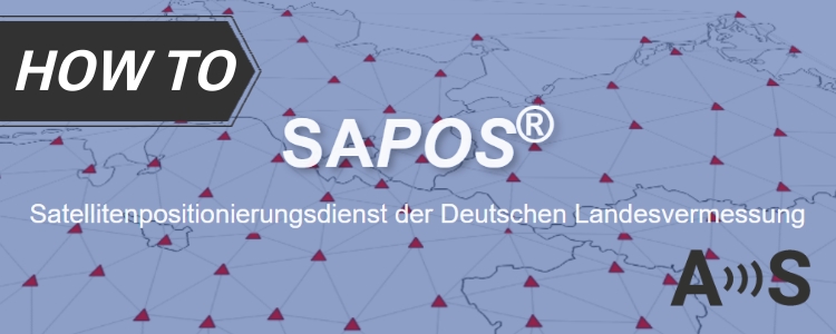 short guide to access SAPOS ntrip service in Germany