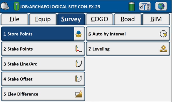 Manual setup and mapping using affordable RTK kit in Carlson SurvPC - store points