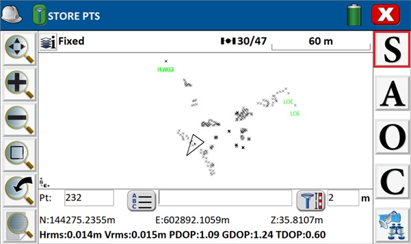 Manual setup and mapping using affordable RTK kit in Carlson SurvPC