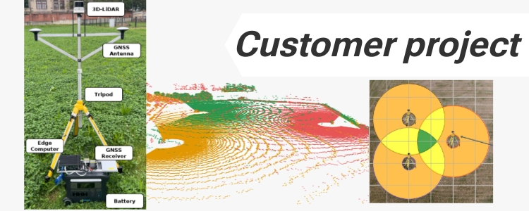 Portable 3D tracking system to test agricultural robots in the field