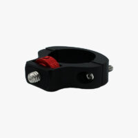 perspective compact clamp for surveyor pole